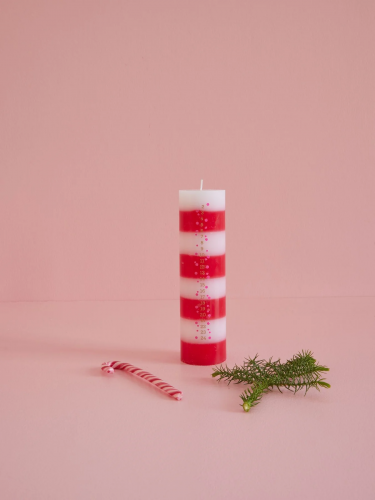 Christmas Advent Candle By Rice